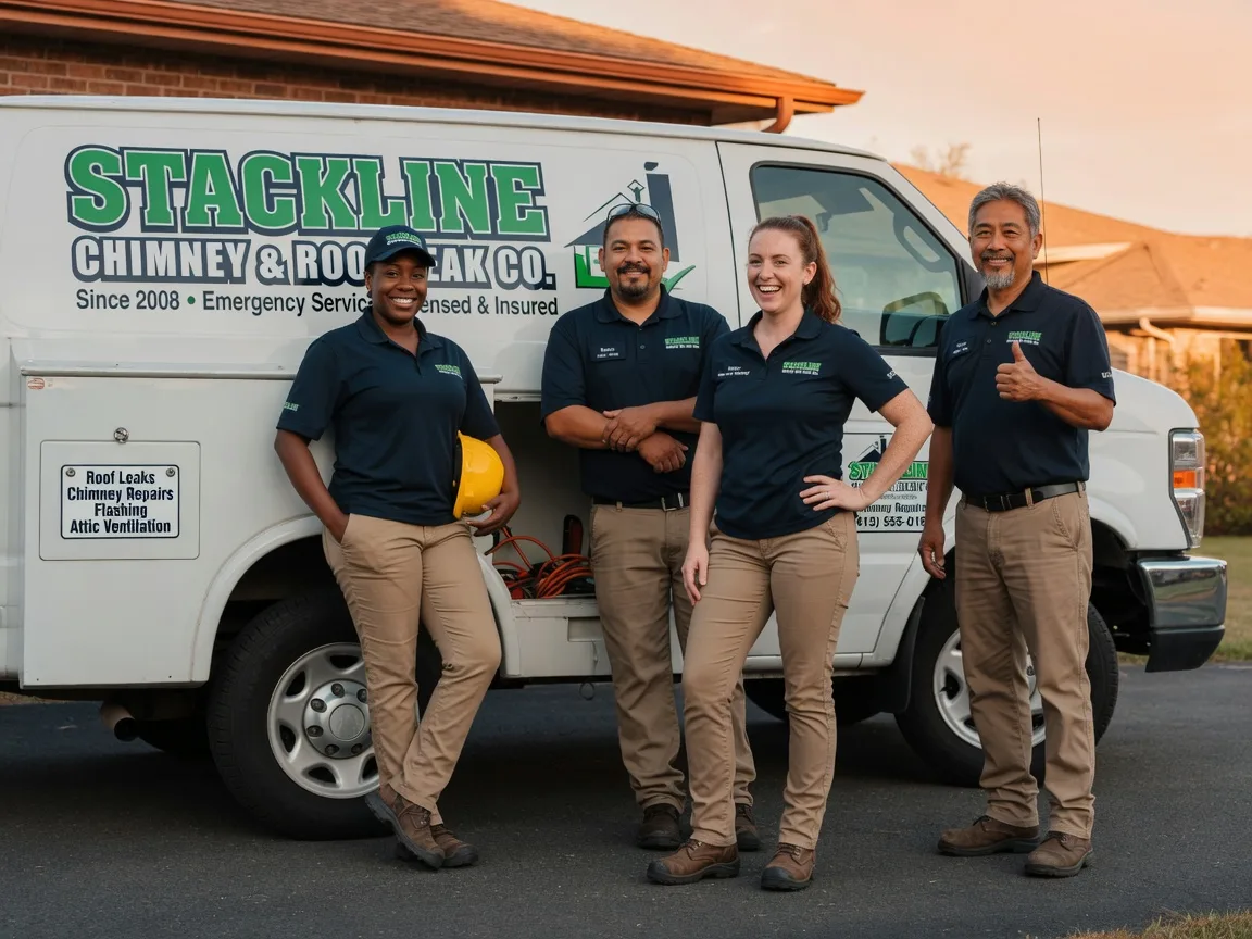Chimney flashing repair company in Comstock, NE